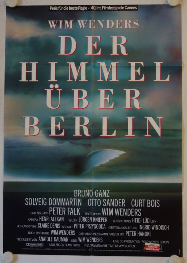 Der Himmel über Berlin originales deutsches Filmplakat